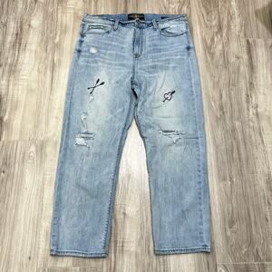 Lucky Brand Bridgette Slim Straight Leg Jeans Unreal Size 14/32 (Now W34)